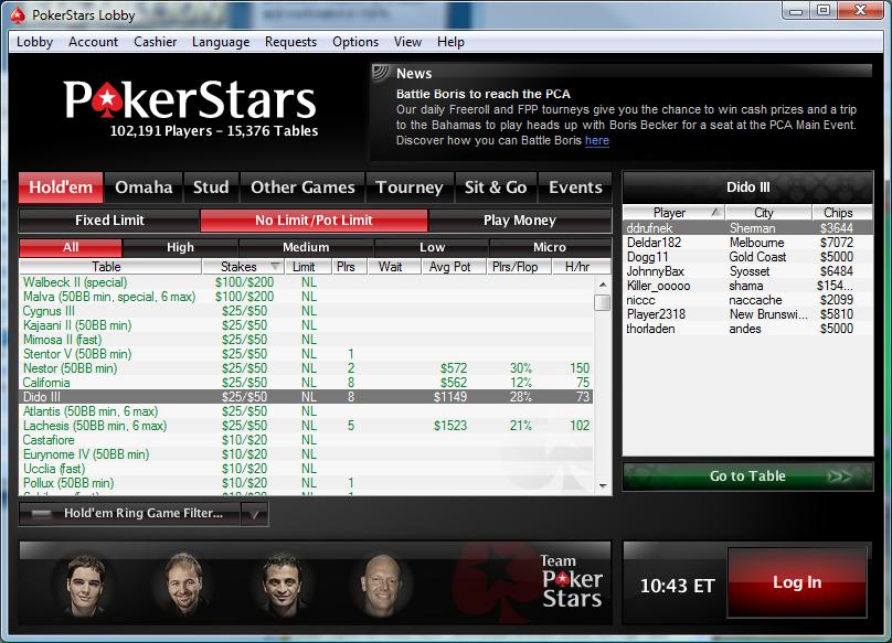 Download PokerStars Free Software