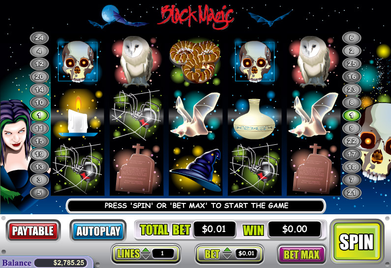 Play Black Magic Flash Slots Game