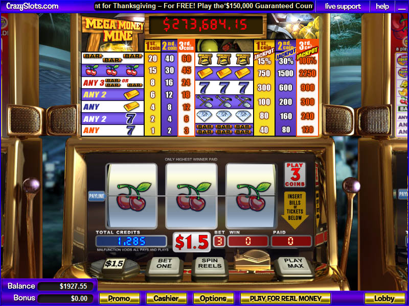 Mega Money Mine Slots