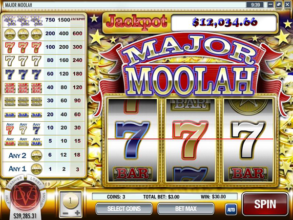 Major Moolah Progressive Slots