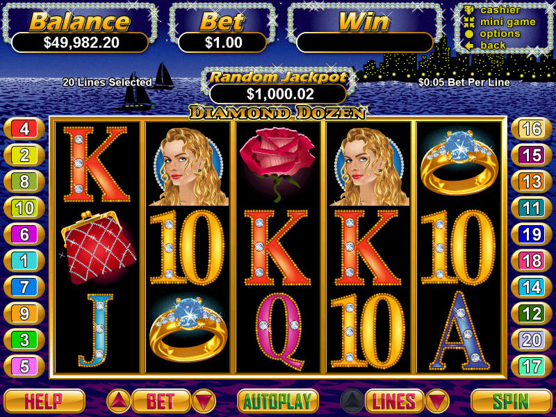 Download Diamond Dozen Slots Game