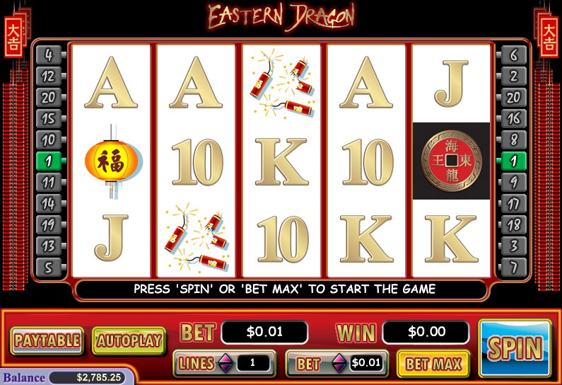 Play Eastern Dragon Flash Slots Game