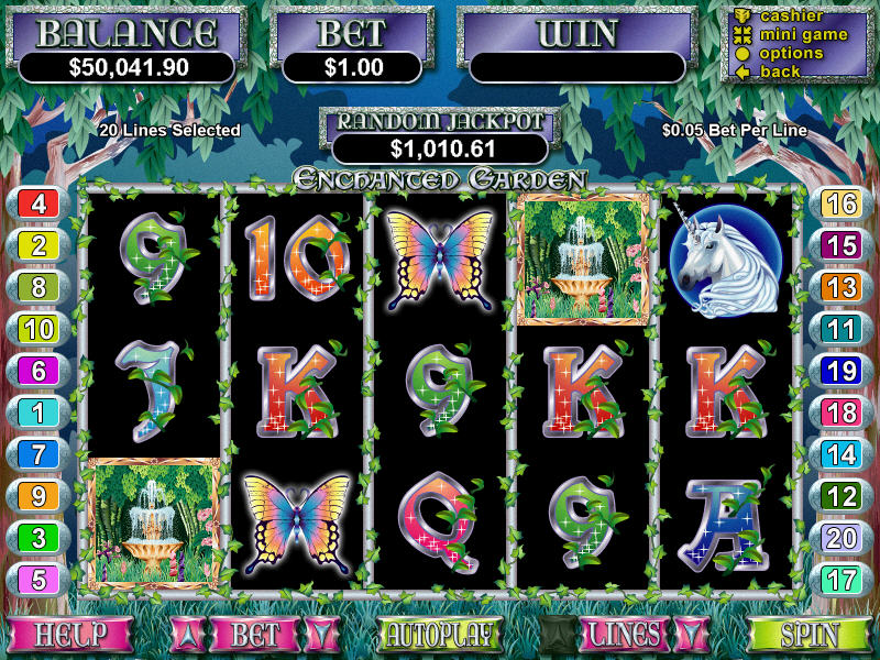 Download Enchanted Garden Slots Game