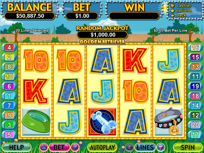 Download Golden Retriever Slots Game