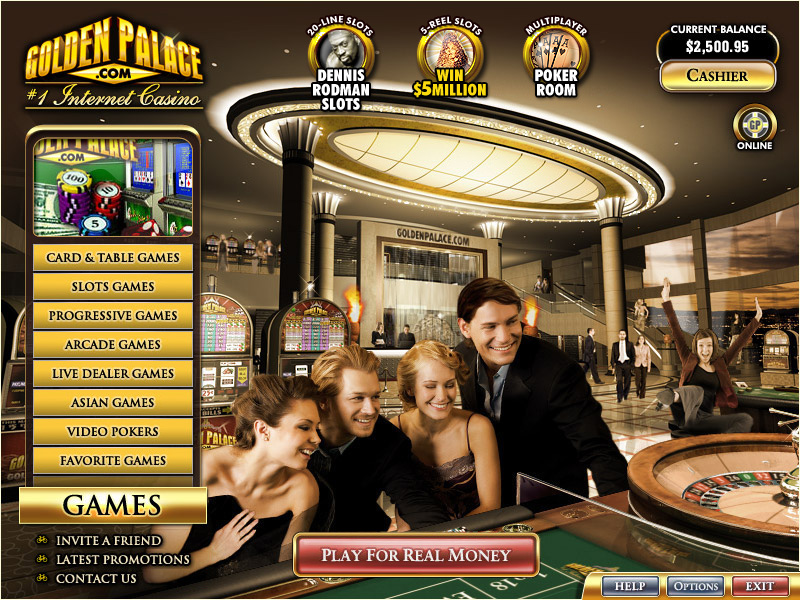 Golden Palace Casino Lobby