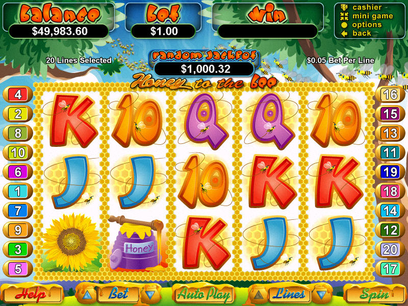 Download Honey to the Bee Slots Game
