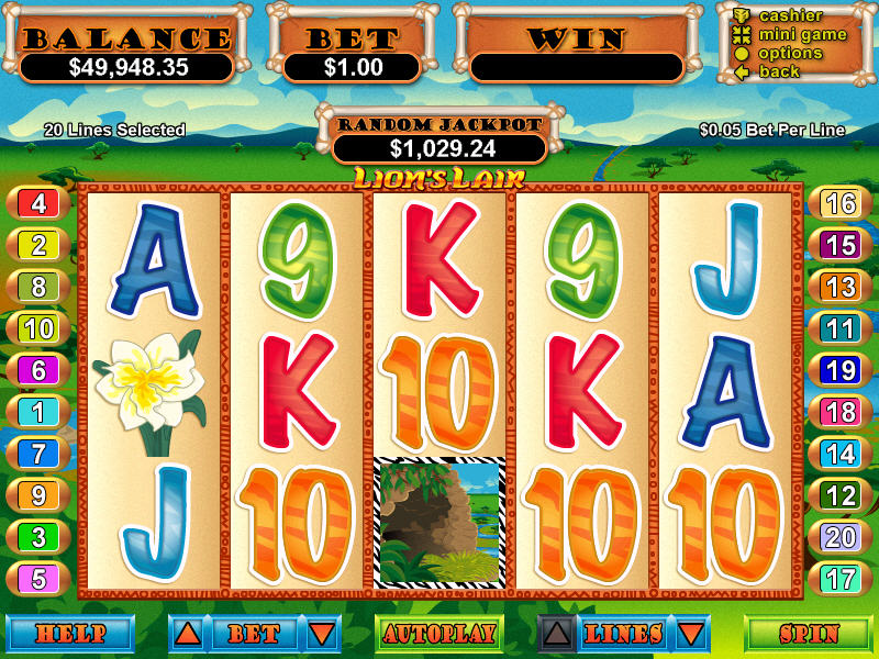 Download Lion's Lair Slots Game