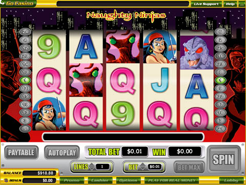 Download Naughty Ninjas Slots Game