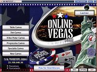 Online Vegas Casino Lobby