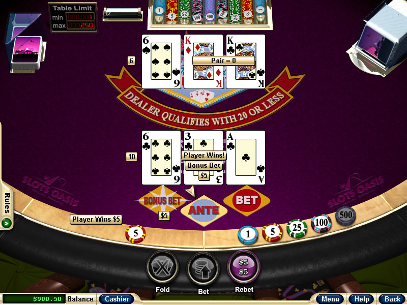 Vegas Three-Card Rummy