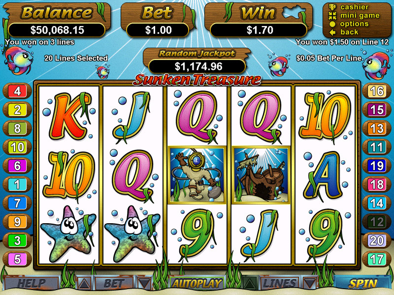 Download Sunken Treasure Slots Game