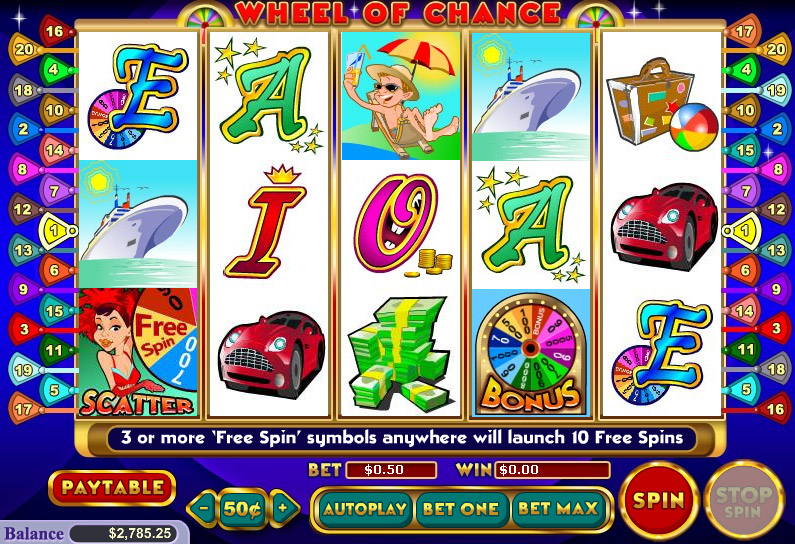 Download 5 Reel Wheel of Chance Slots Game
