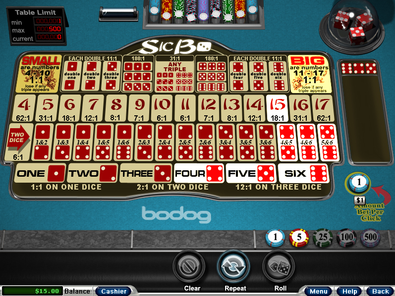 Bodog Sic Bo